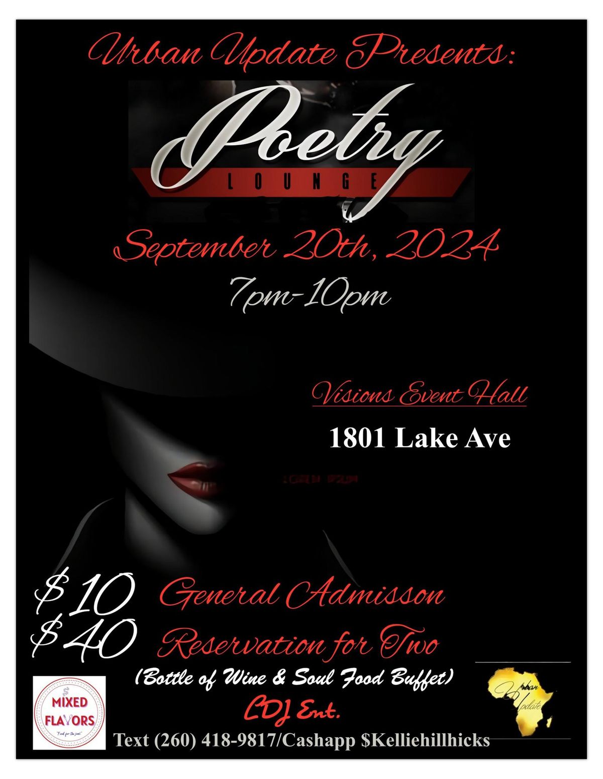 Urban Update Presents: September Poetry Lounge