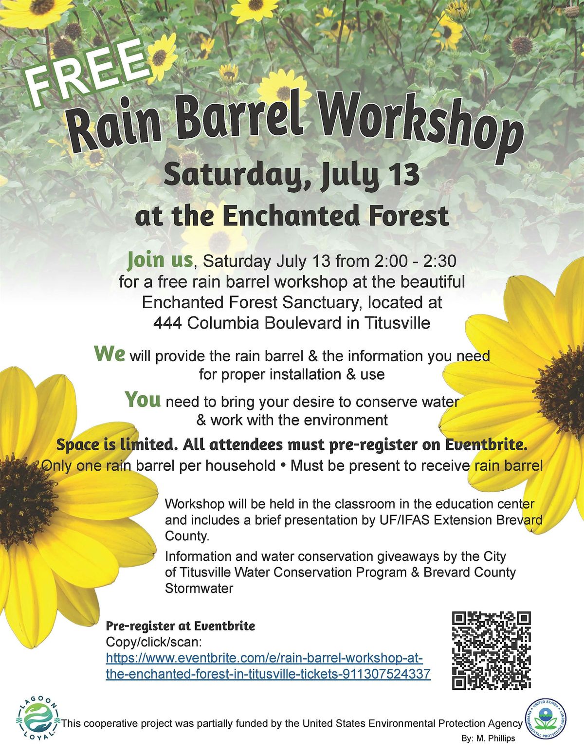 Rain Barrel Workshop at the Enchanted Forest in Titusville