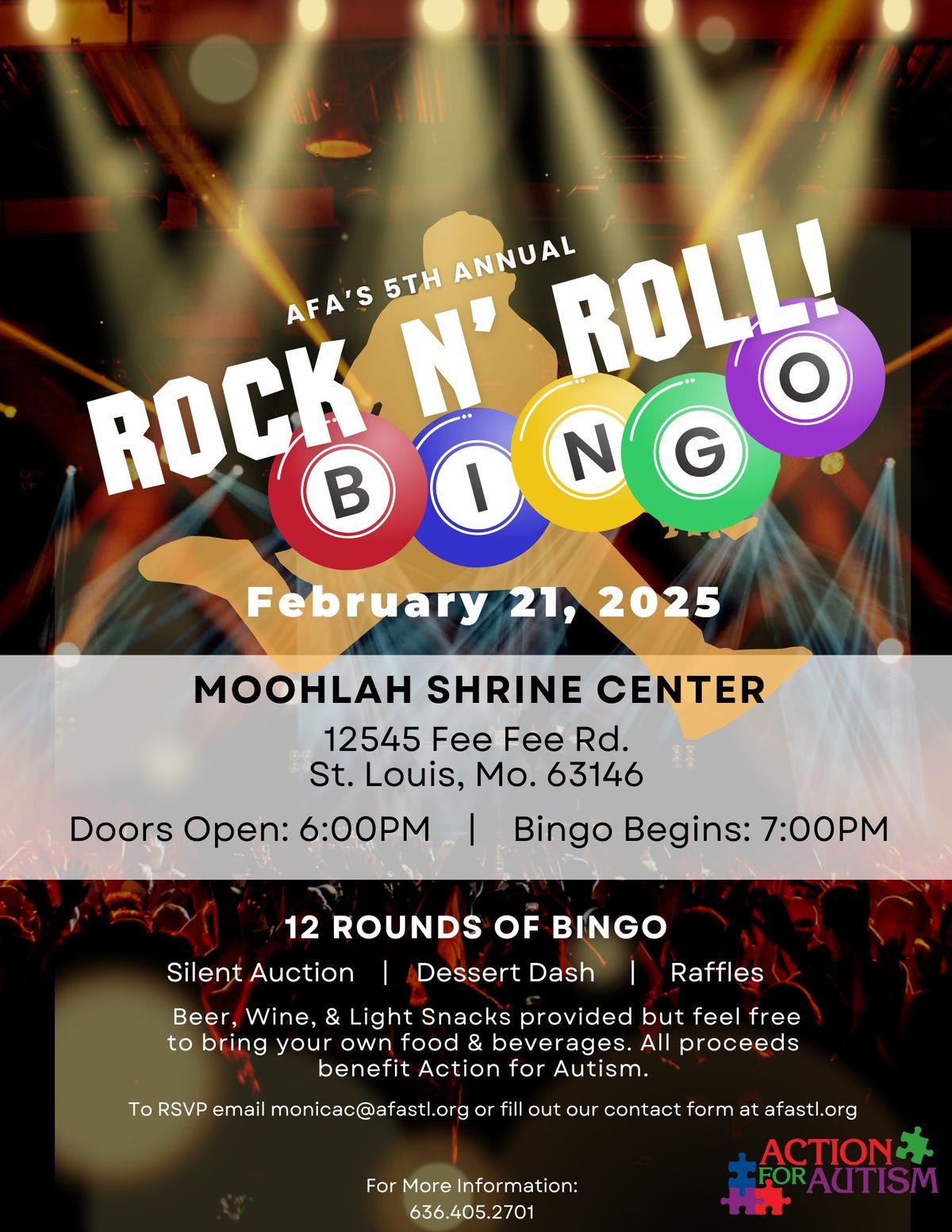 AFA's 5th Annual Rock-N-Roll Bingo Night