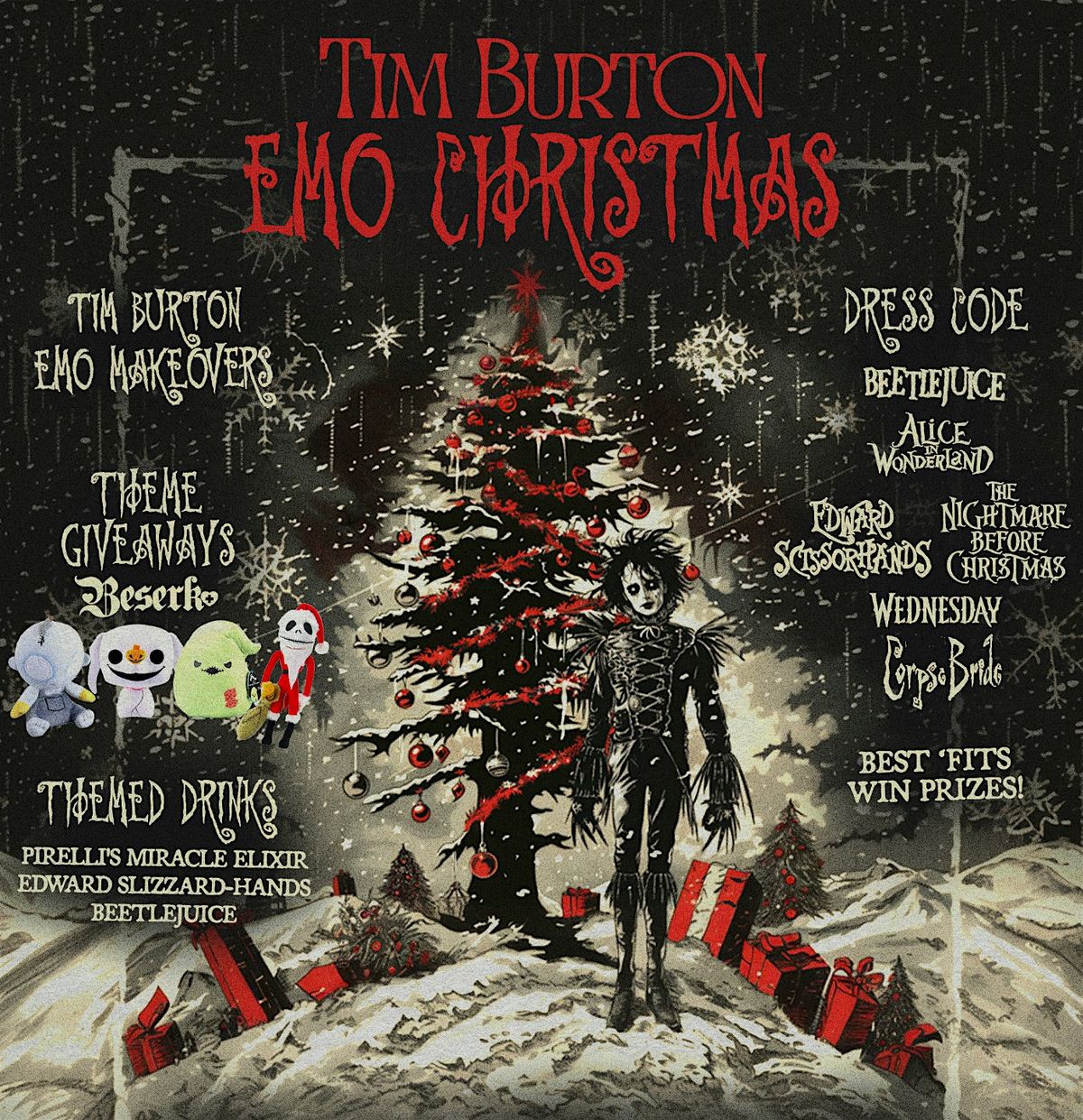 Tim Burton Emo Christmas Los Angeles