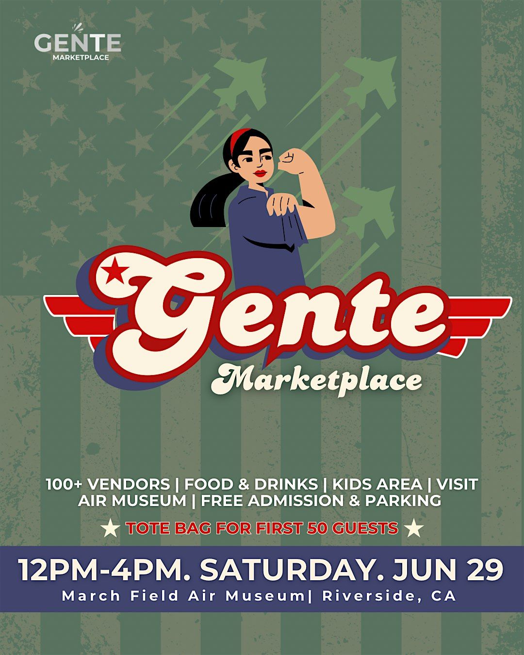 Gente Marketplace at March Field Air Museum