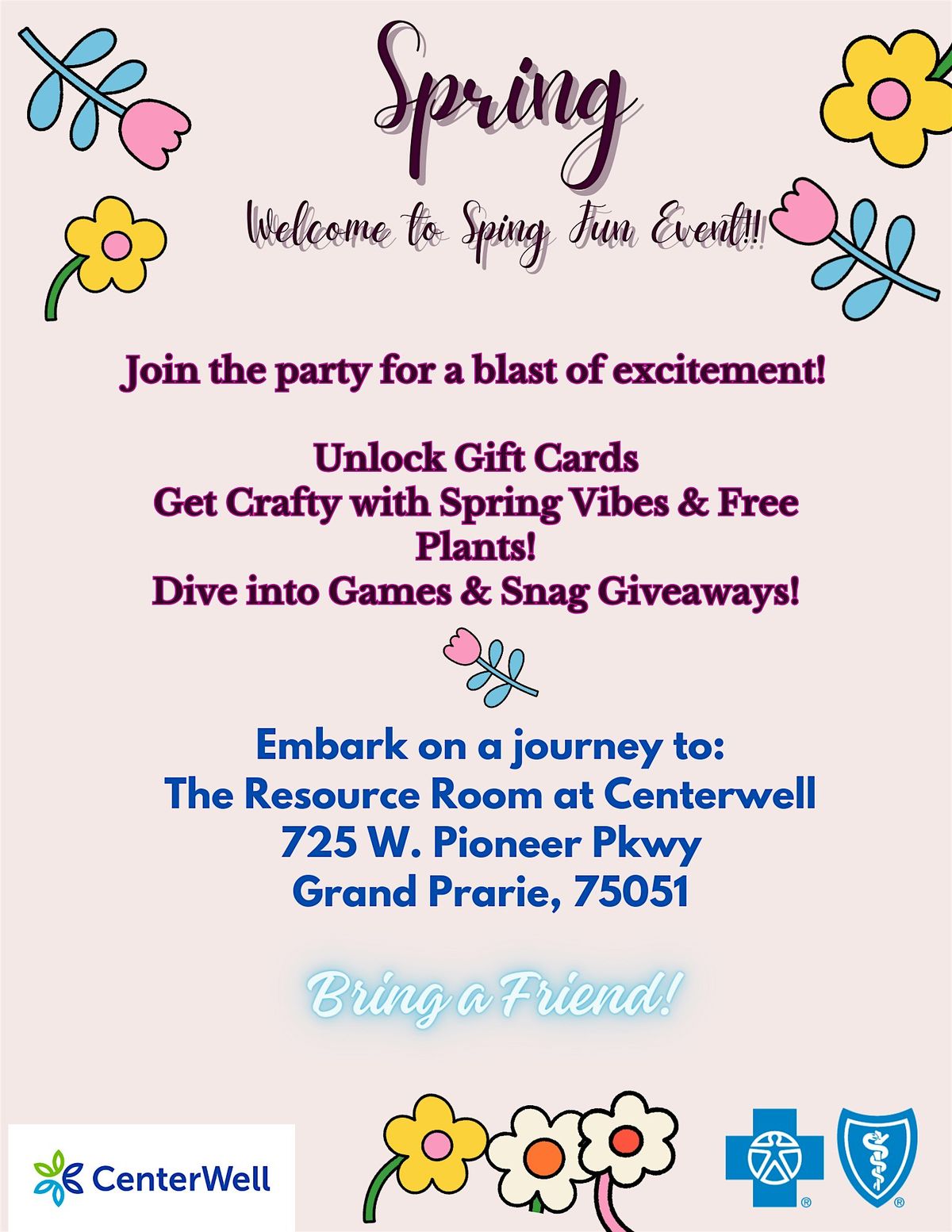 Spring Fun Event for Seniors