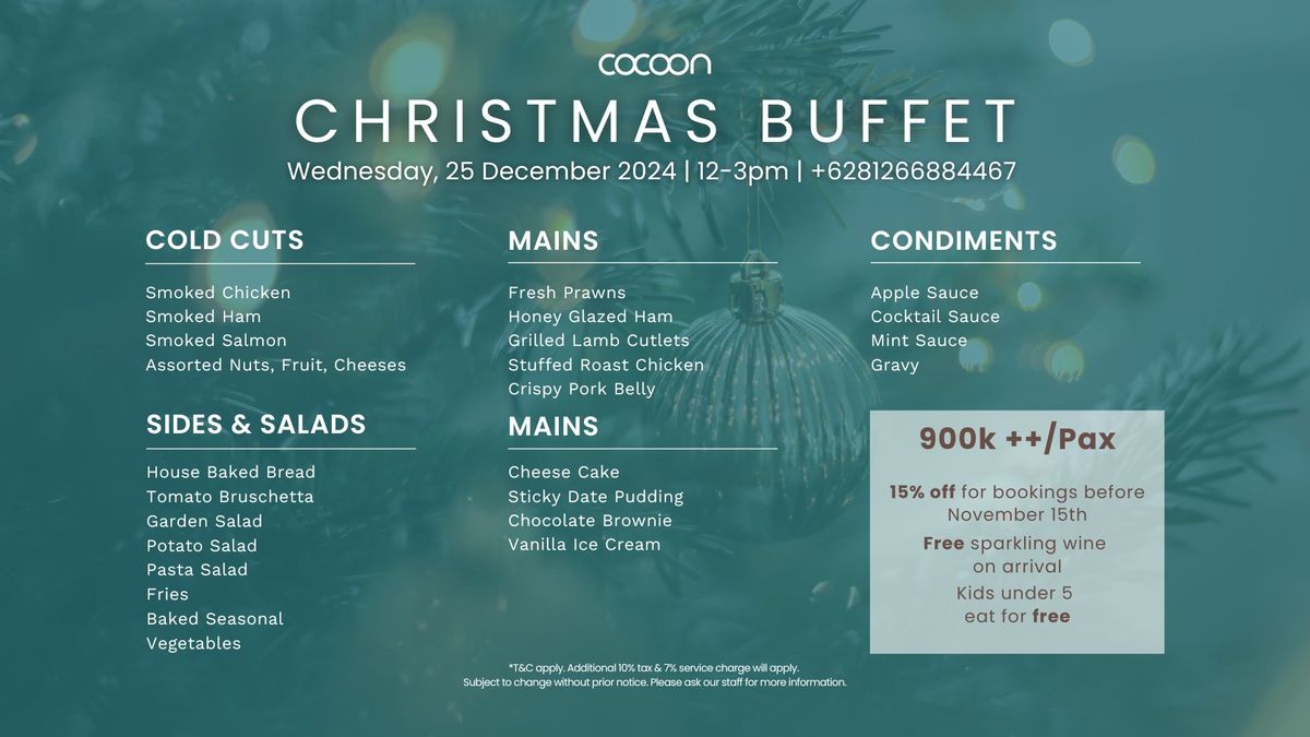 CHRISTMAS LUNCH BUFFET