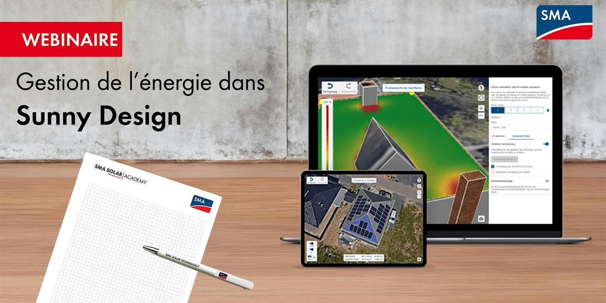 Webinaire: Gestion de l'\u00e9nergie dans Sunny Design