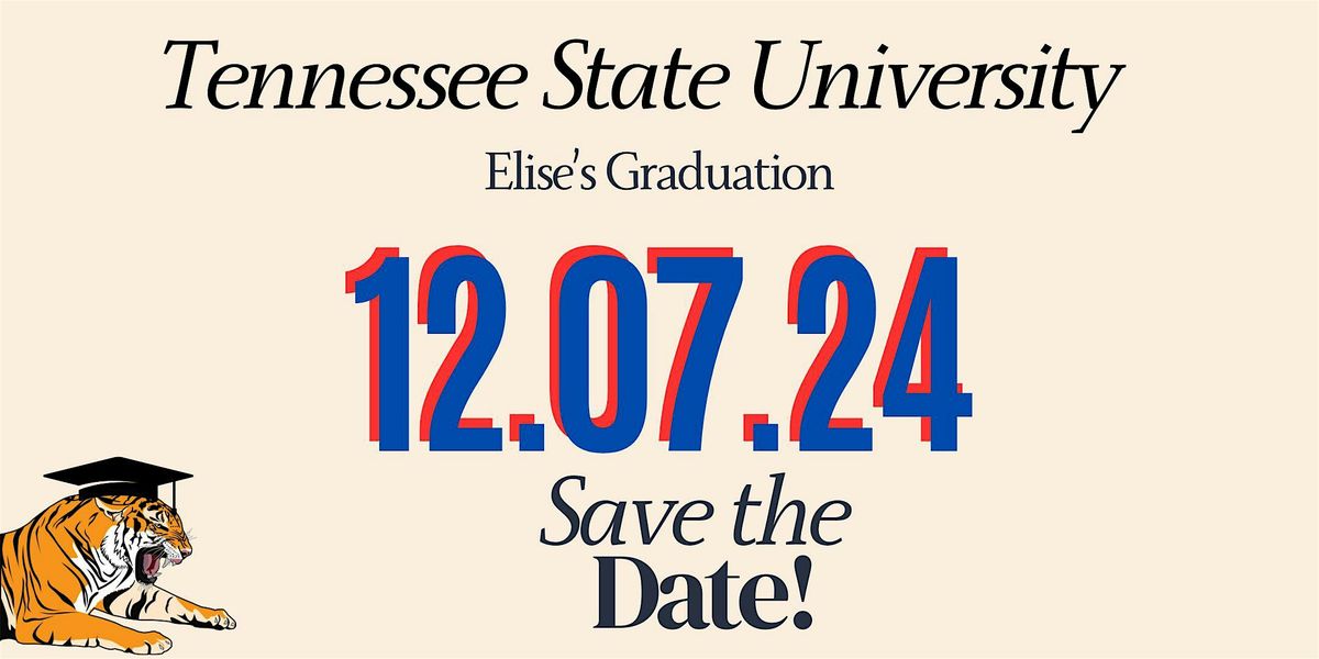 Elise Russ' Graduation from Tennessee State Univeristy