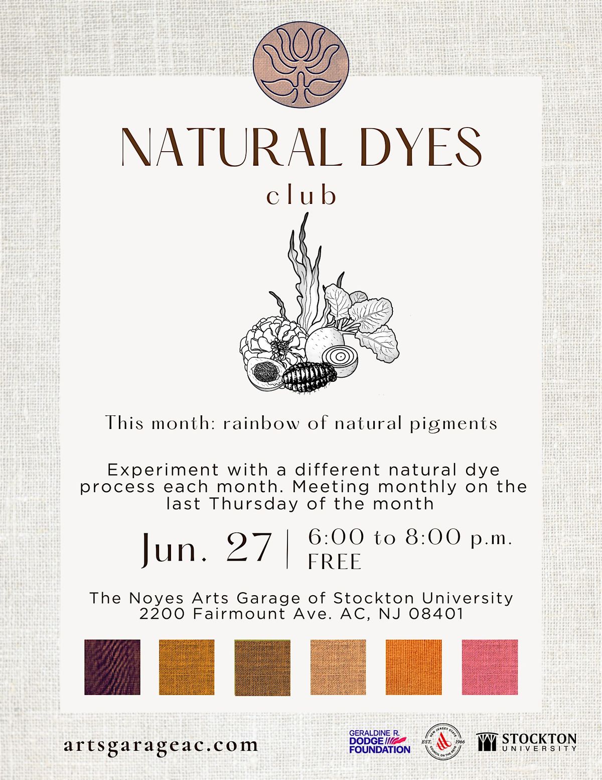 Natural Dyes Club: Natural Rainbow
