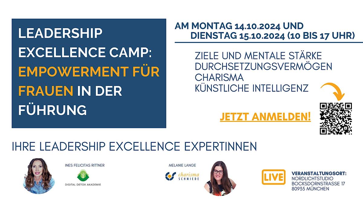 Leadership Excellence Camp f\u00fcr Frauen in der F\u00fchrung