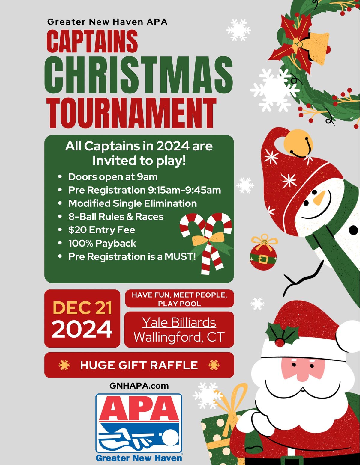 Captains Christmas Tournament