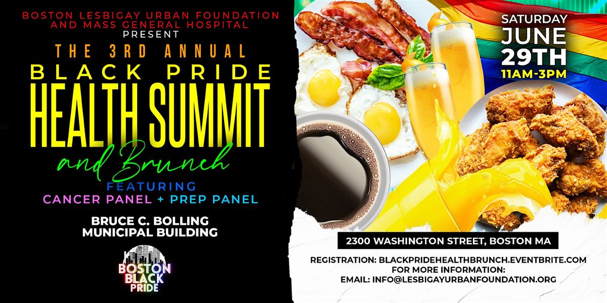 3rd Annual Black Pride Health Summit (Tablers)