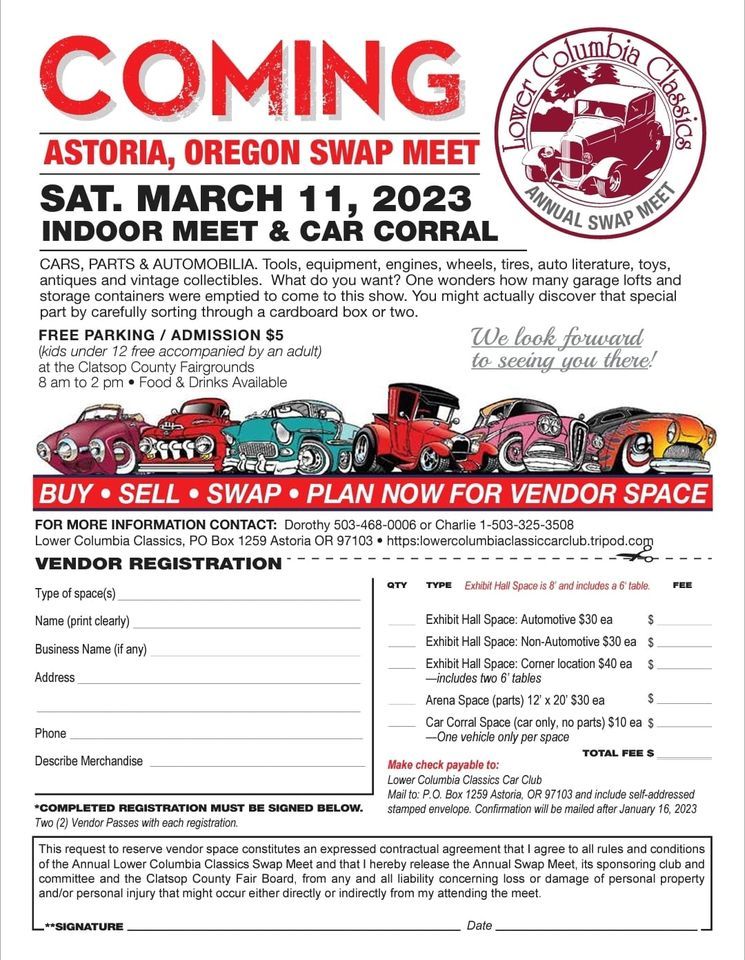 2023 Annual Astoria Swap Meet, Clatsop County Fair & Expo, Astoria, 11