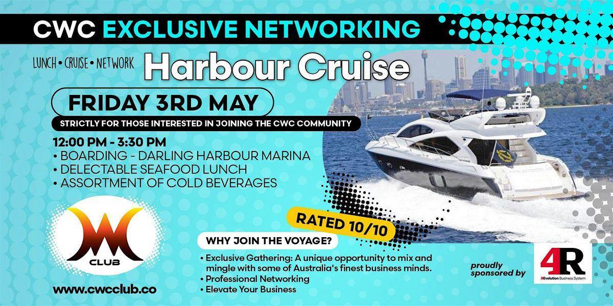 CWC Exclusive Networking Harbour Cruise