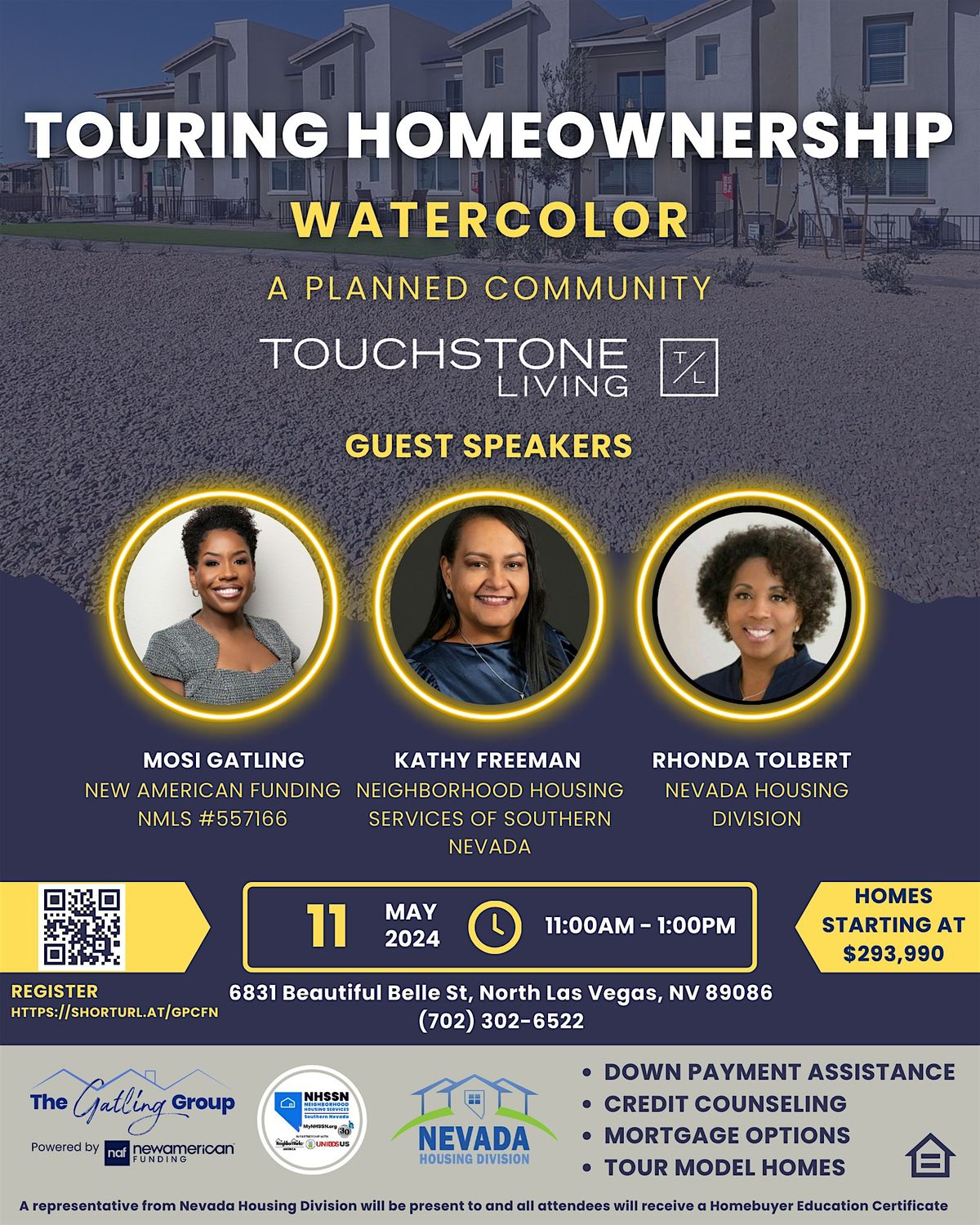 Homeownership and Tour Touchstone Living Watercolor Community