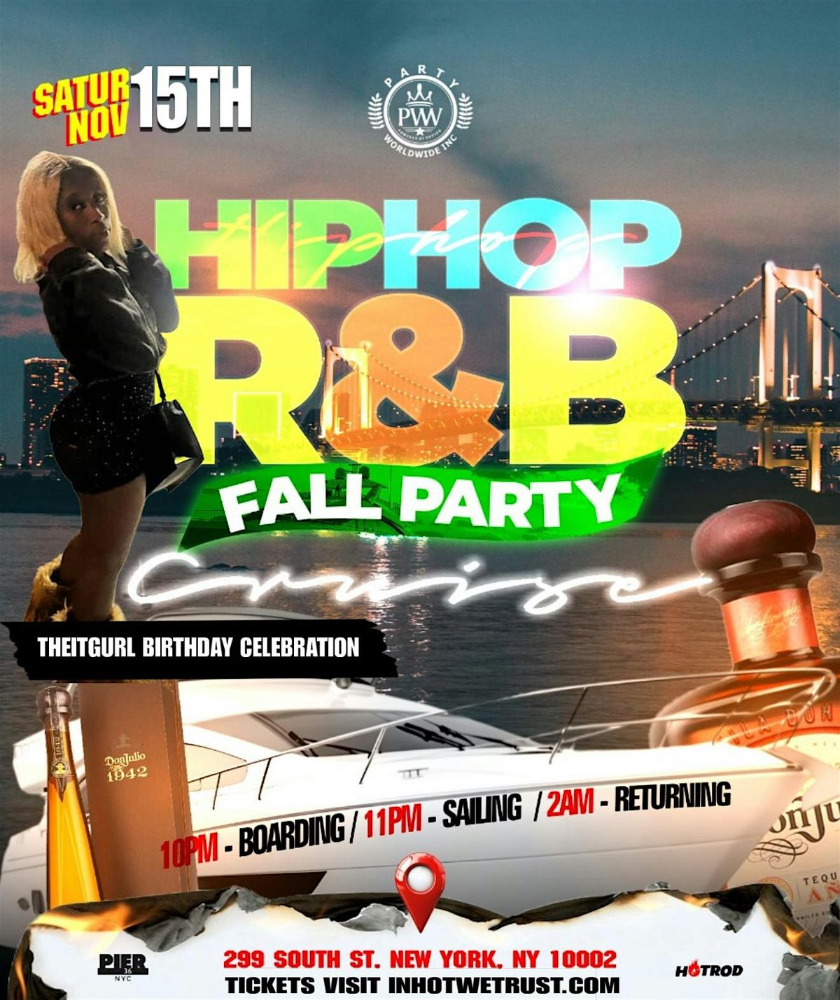 11\/15 HIPHOP R&B CRUISE NYC