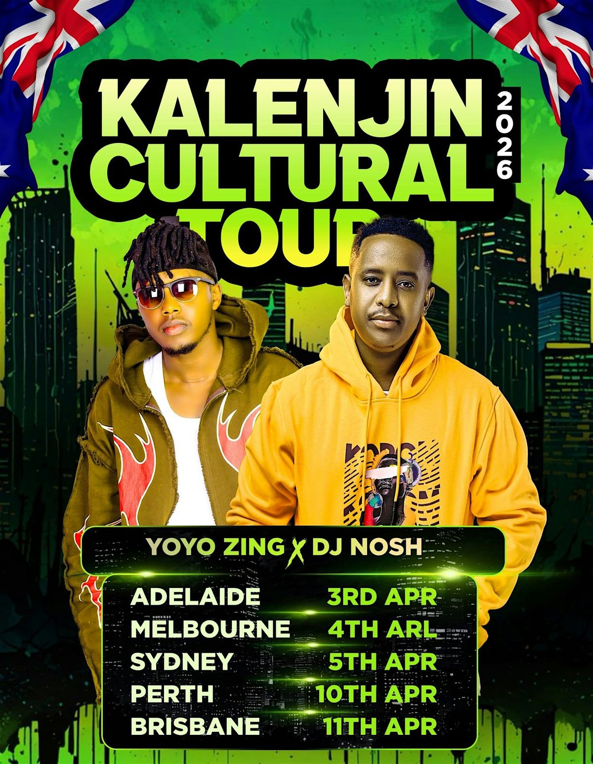 Yoyo Zing X Dj Nosh Australian Tour (Melbourne)