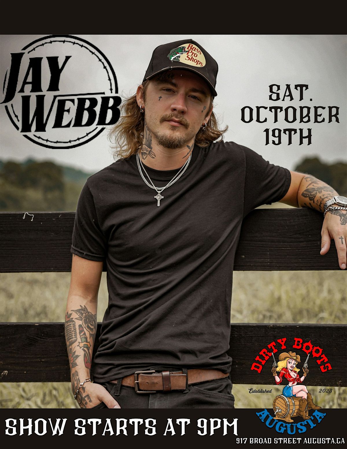 JAY WEBB LIVE AT DIRTY BOOTS AUGUSTA