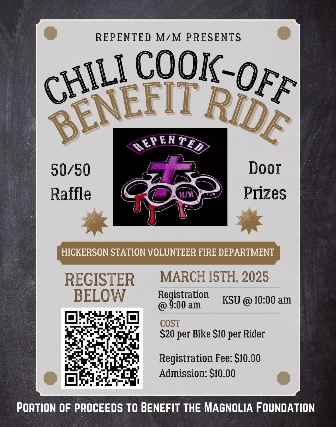 REPENTED M\/M Chili Cook-Off and Benefit Ride