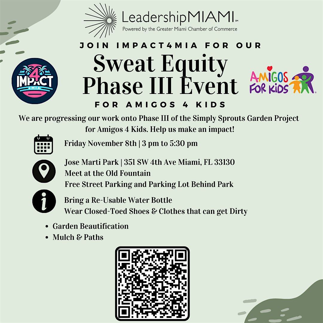 Amigos 4 Kids Sweat Equity Phase III Event