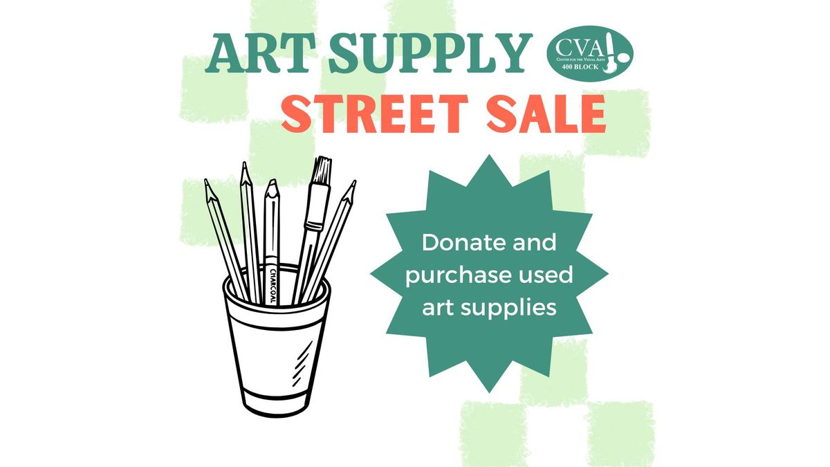 Art Supply Street Sale