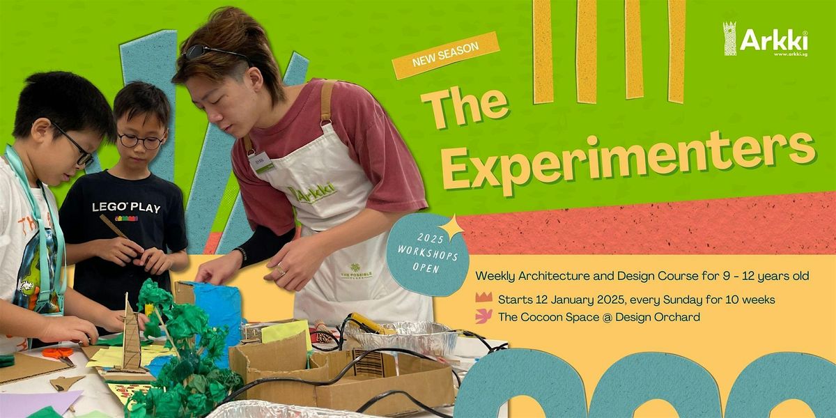 2025 Weekly Architecture & Design Class for 9-12 years old