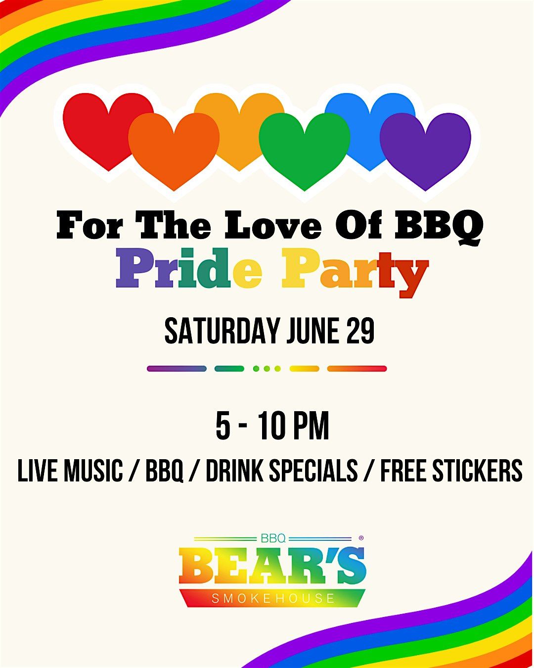 For the Love of BBQ Pride Party