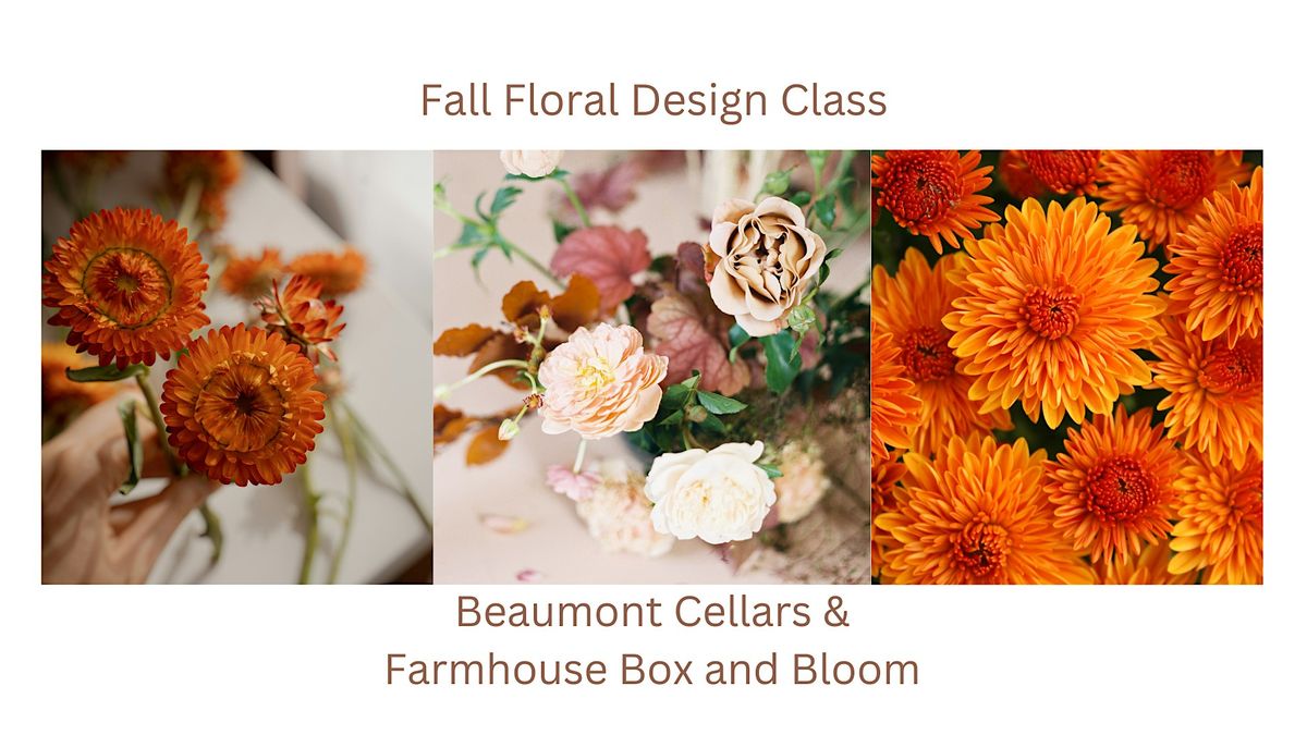 Fall Floral Design Class