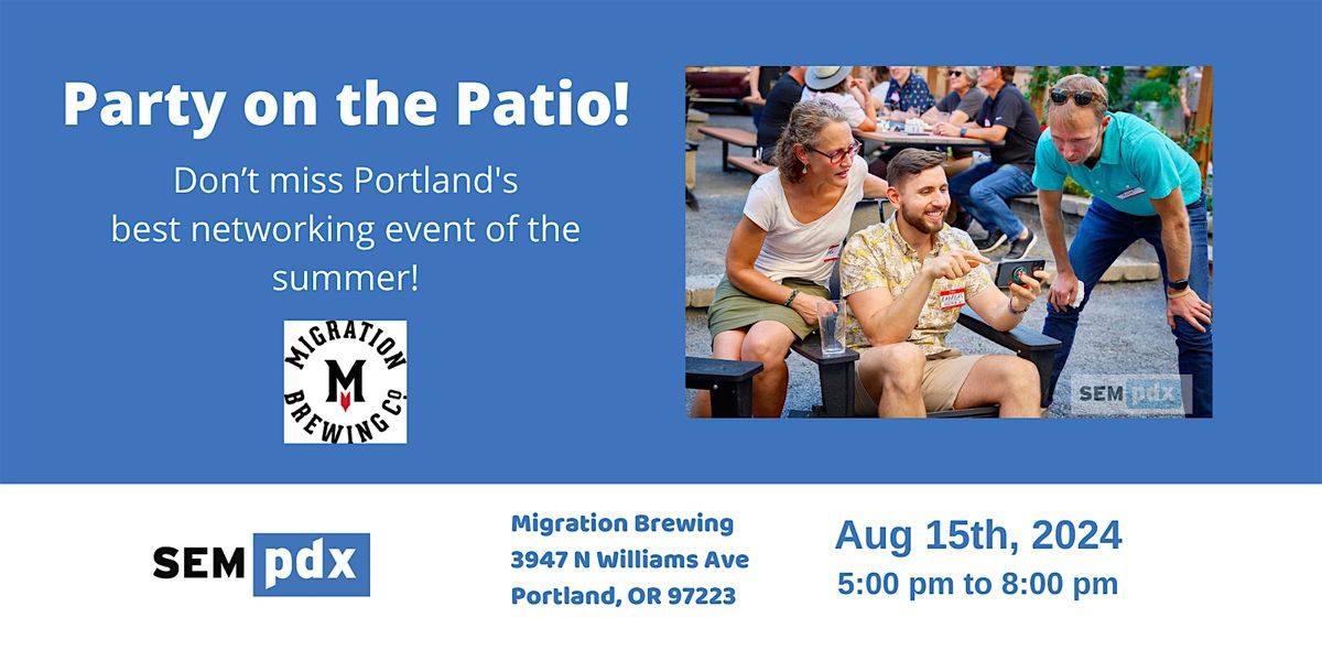 2024 Party on the Patio at Migration Brewing