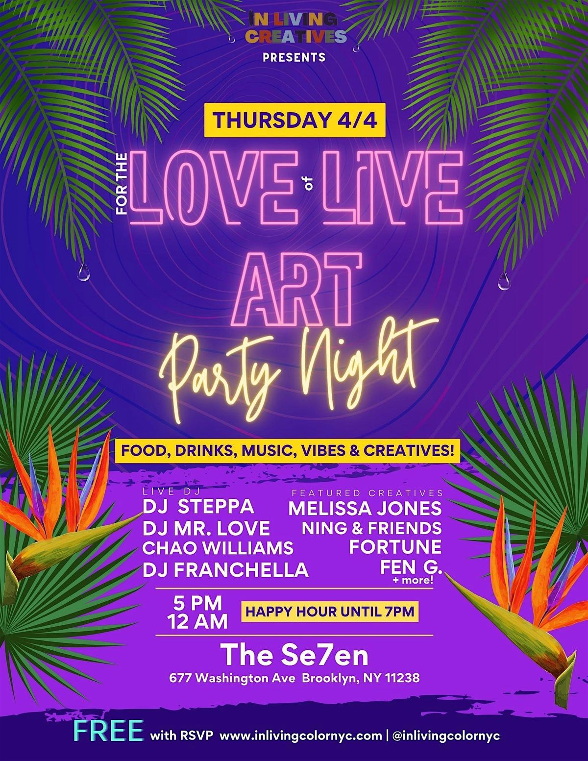 Love & Live Art Creatives Party