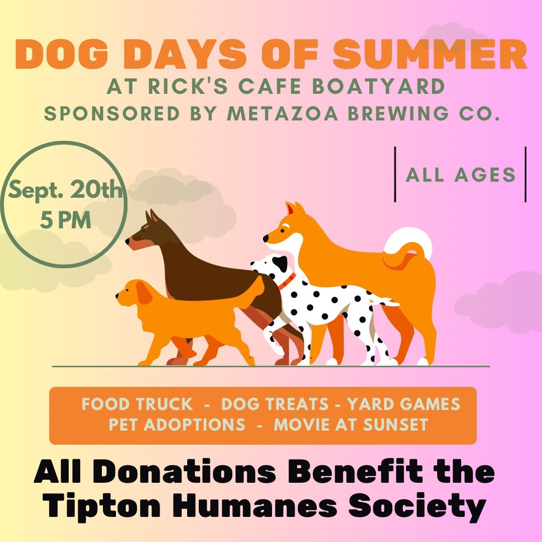 Dog Day's of Summer with Tipton Humane Society