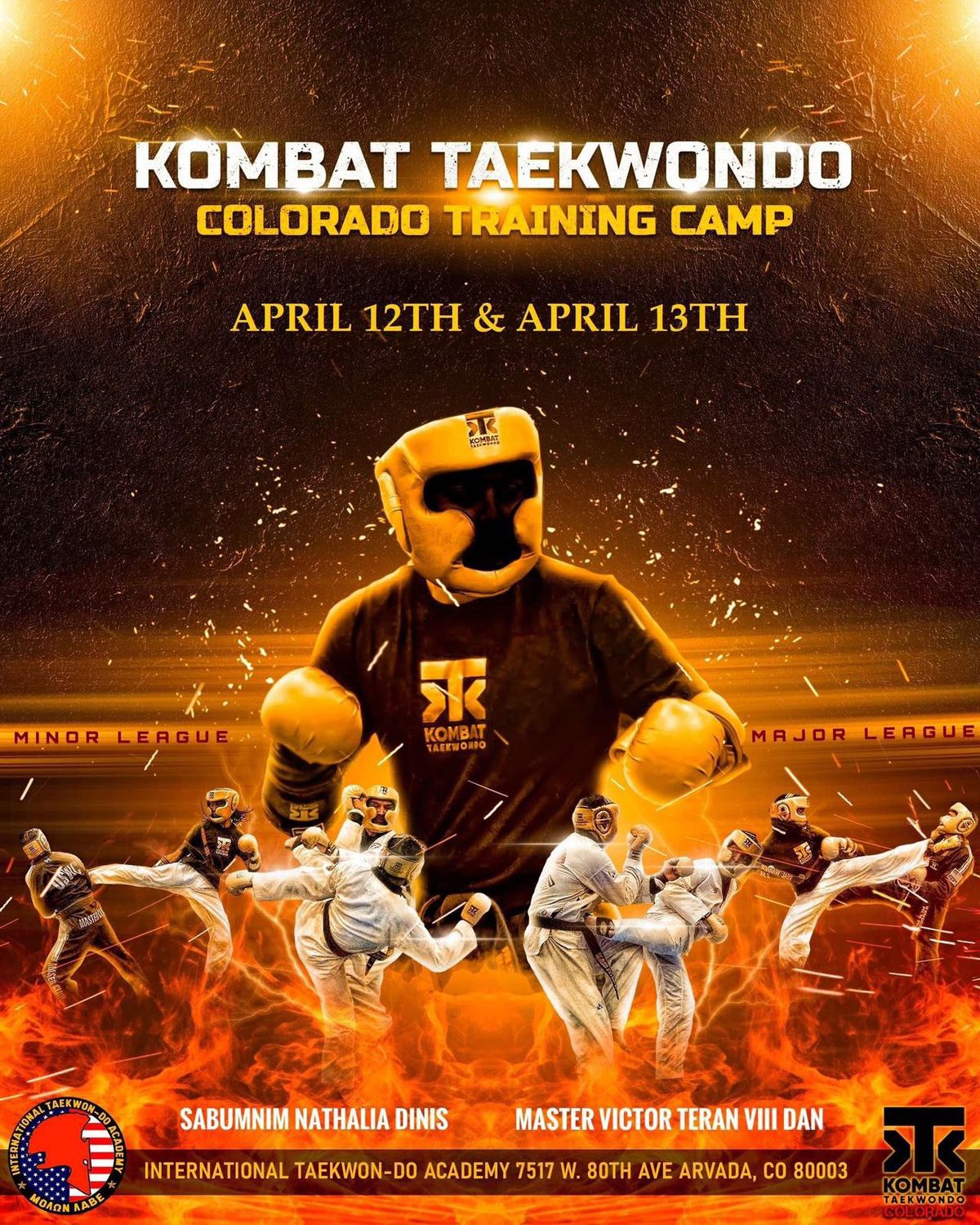 2nd KOMBAT TAEKWONDO TRAINING CAMP - COLORADO 