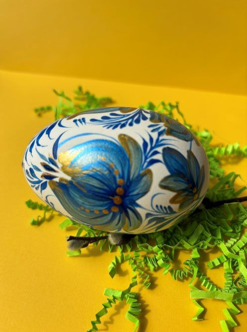 Easter Egg (Pysanka) in Petrykivka, Ukrainian Folk Art with Olena Chorna