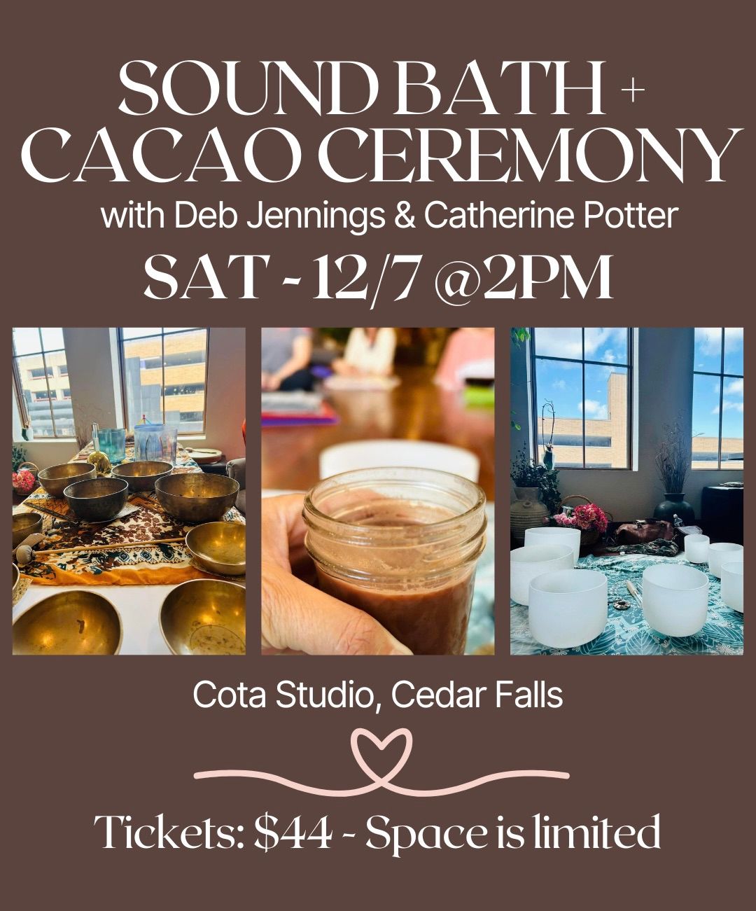 Sound Bath & Cacao Ceremony \ud83d\udc93