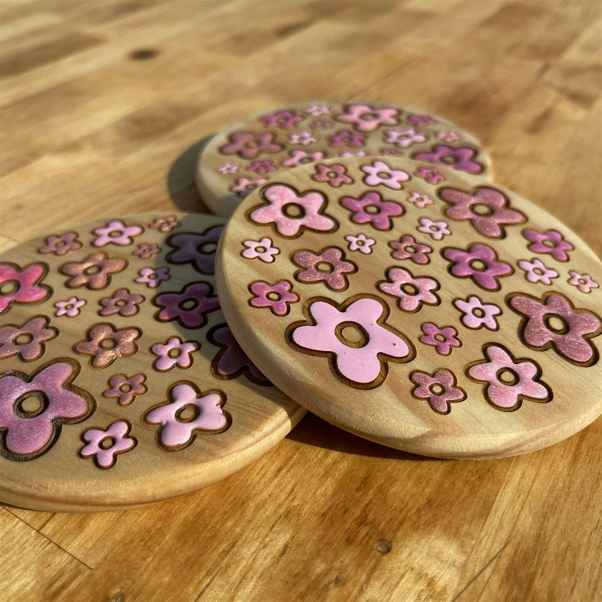 Painting with Resin - DIY Coaster Workshop