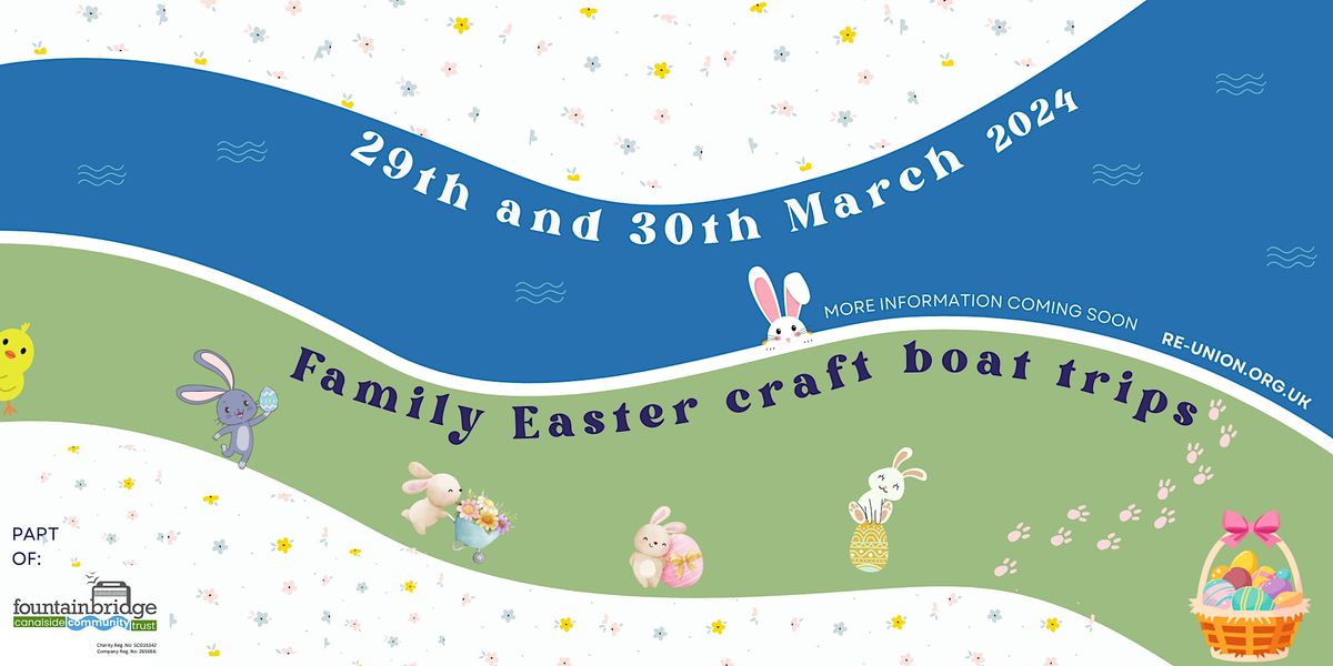 Family Easter  craft workshop Boat Trip \/\/ 29th MAR 2pm-3pm