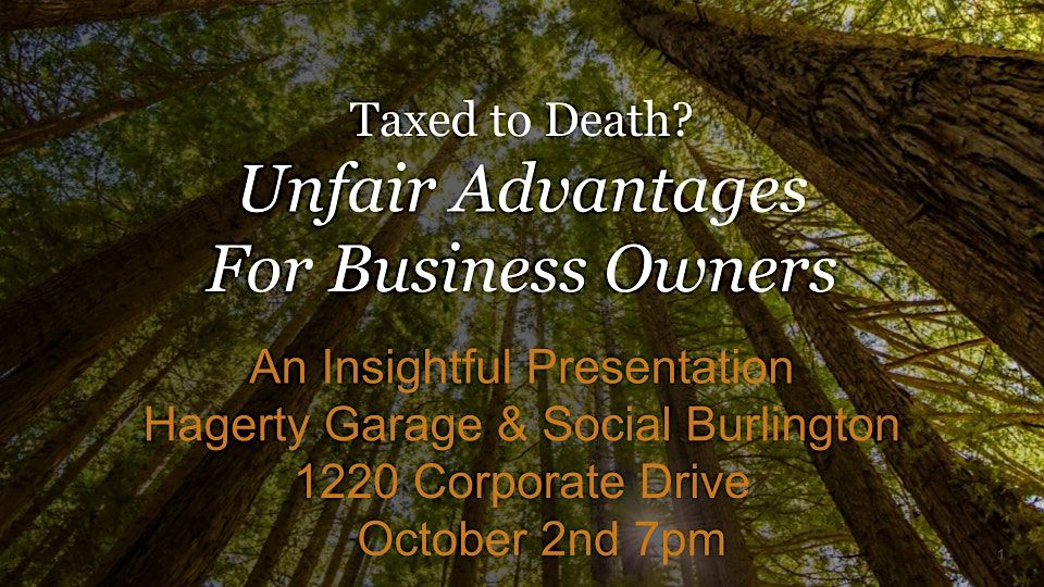 Unfair Advantages for Business Owners