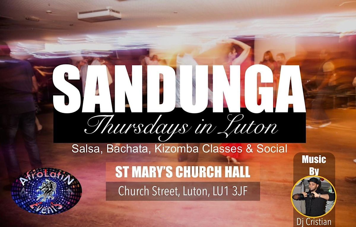 Salsa & Bachata lessons & Social Dance Every Thursday in the Heart of Luton