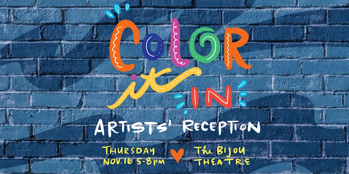 Color It In Artists' Reception