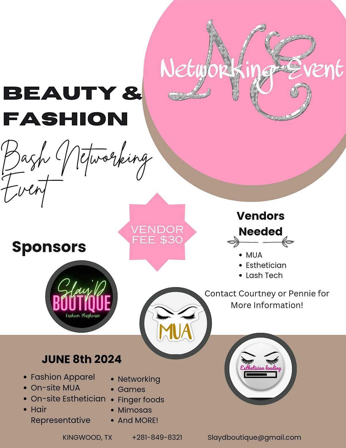 Beauty & Fashion Bash Networking Event