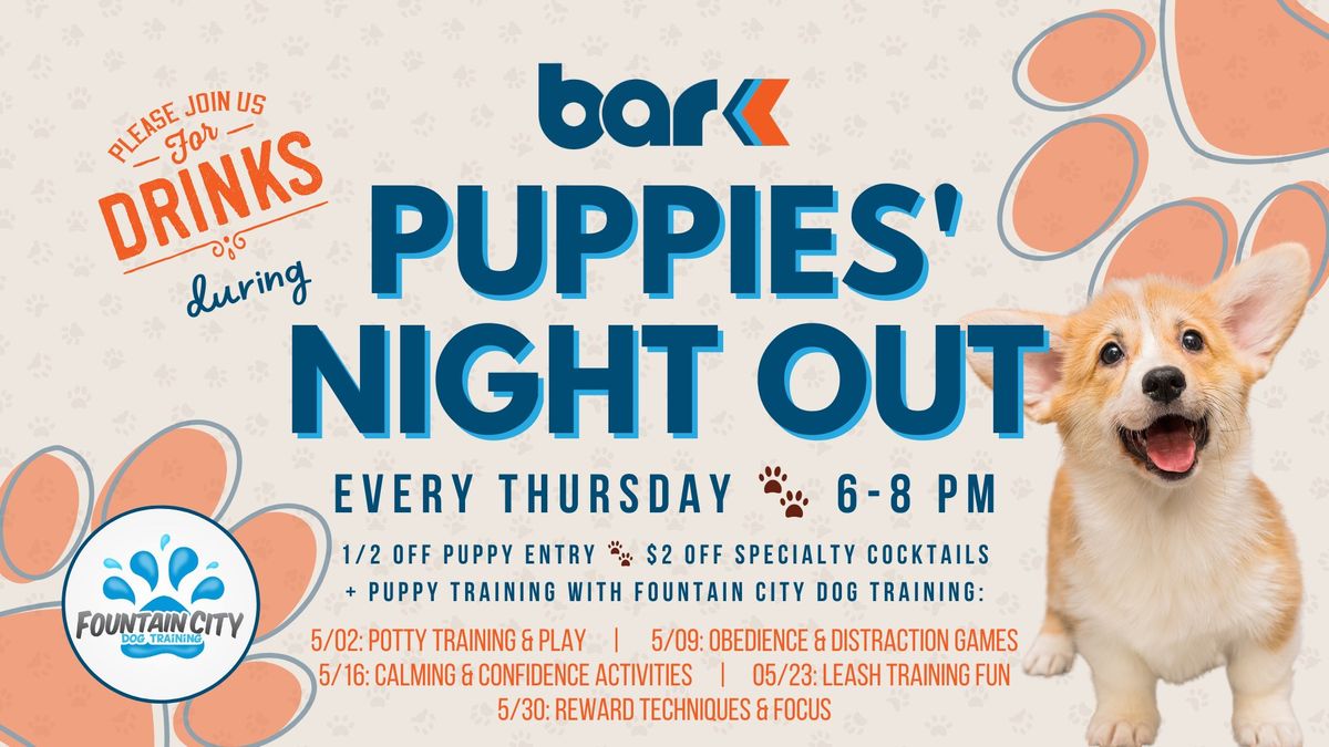 Puppies' Night Out w\/ Fountain City Dog Training