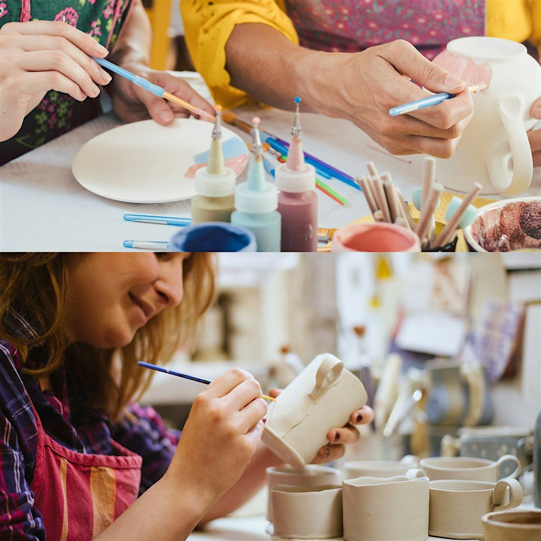 Paint Your Own Pottery - Adult Chill Out session - Saturday Workshop