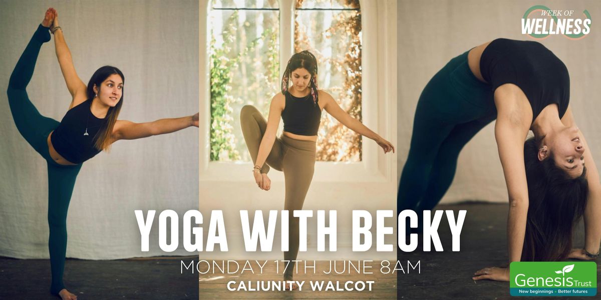 Yoga with Becky for Genesis Trust ~ Week of Wellness