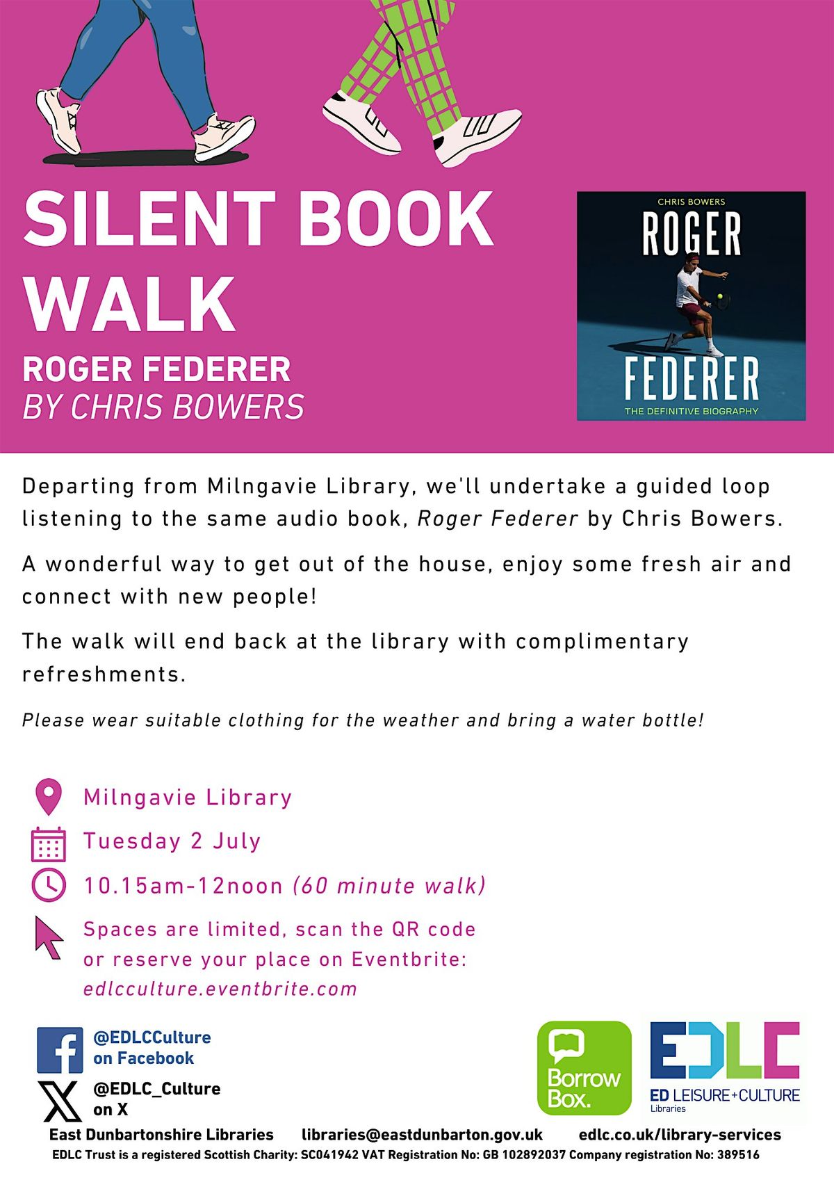 Silent Book Walk - Roger Federer by Chris Bowers