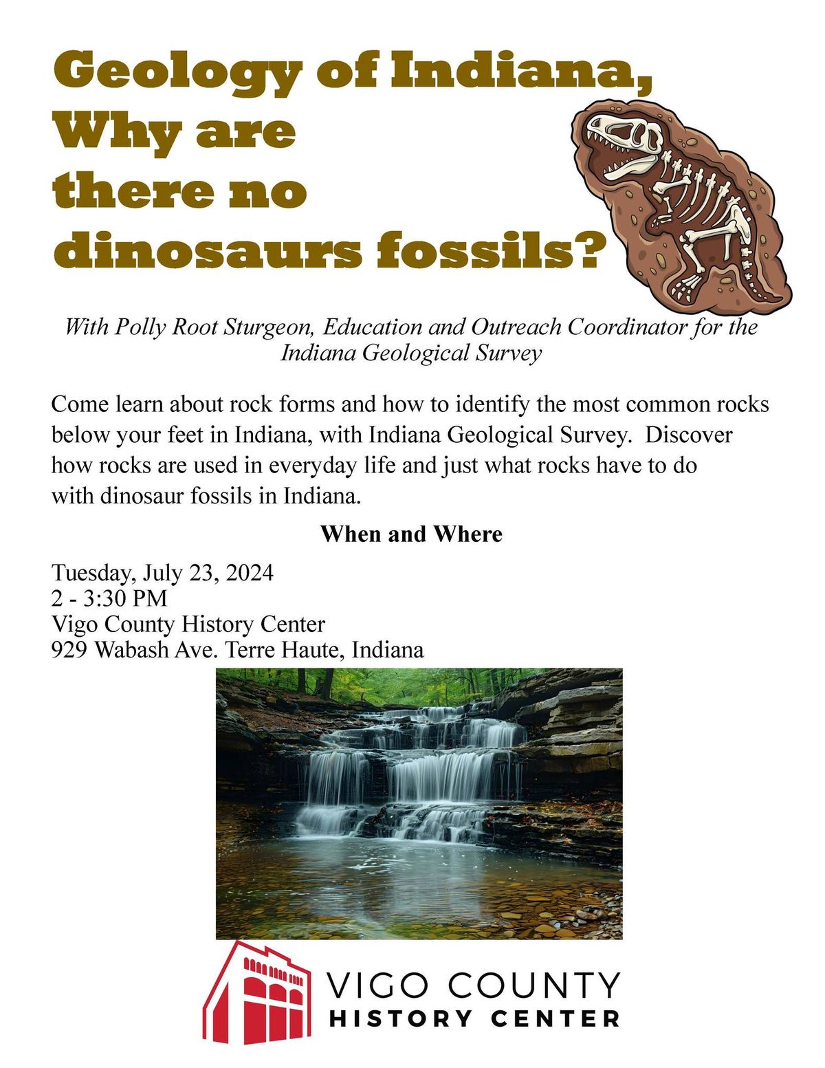 Geology of Indiana, Why are There No Dinosaurs? 