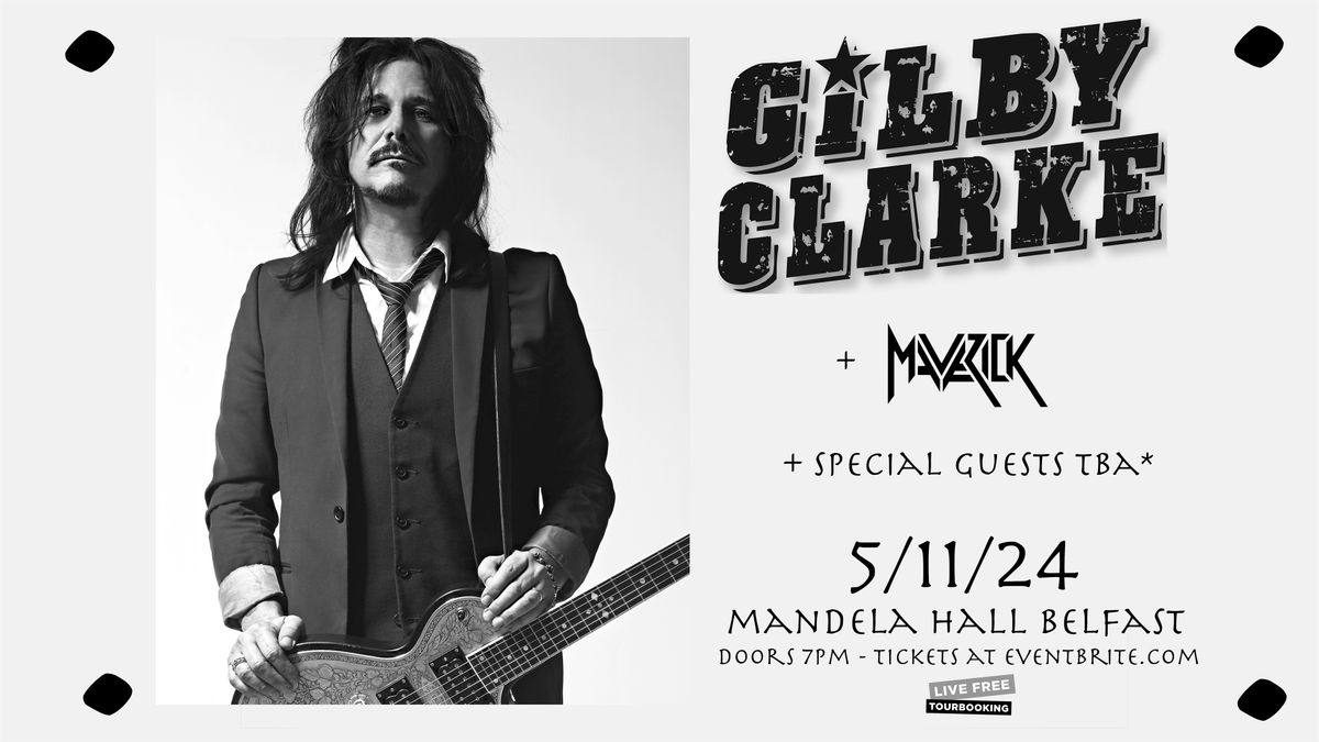 Gilby Clarke at Mandela Hall Belfast 5\/11\/24
