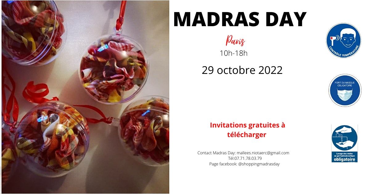 Madras Day - Salon du Madras - Paris - 6\u00e8me \u00e9dition