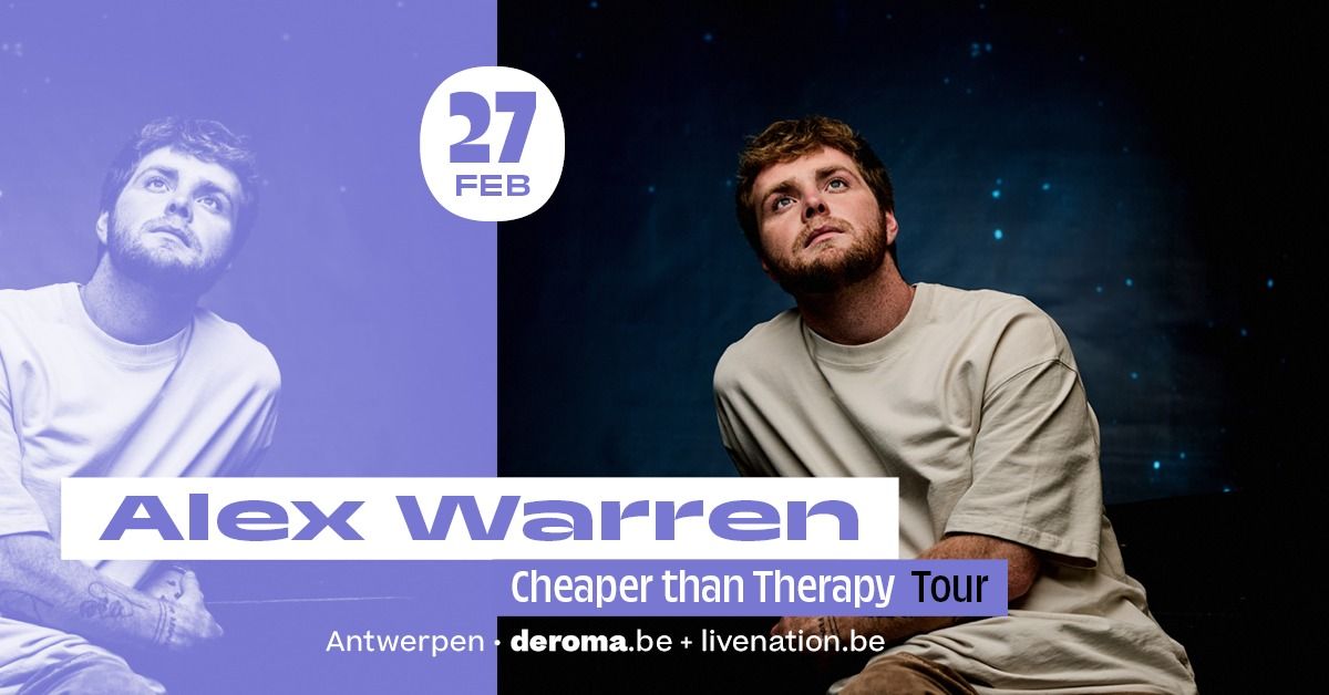 Alex Warren in De Roma - Uitverkocht!