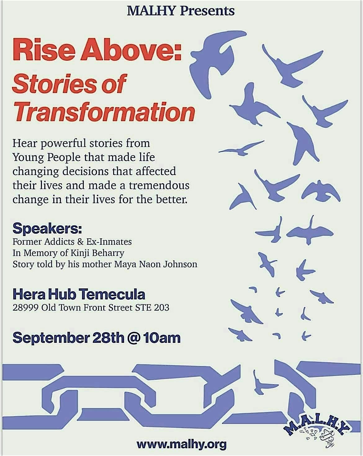 Rise Above: Stories of Transformation