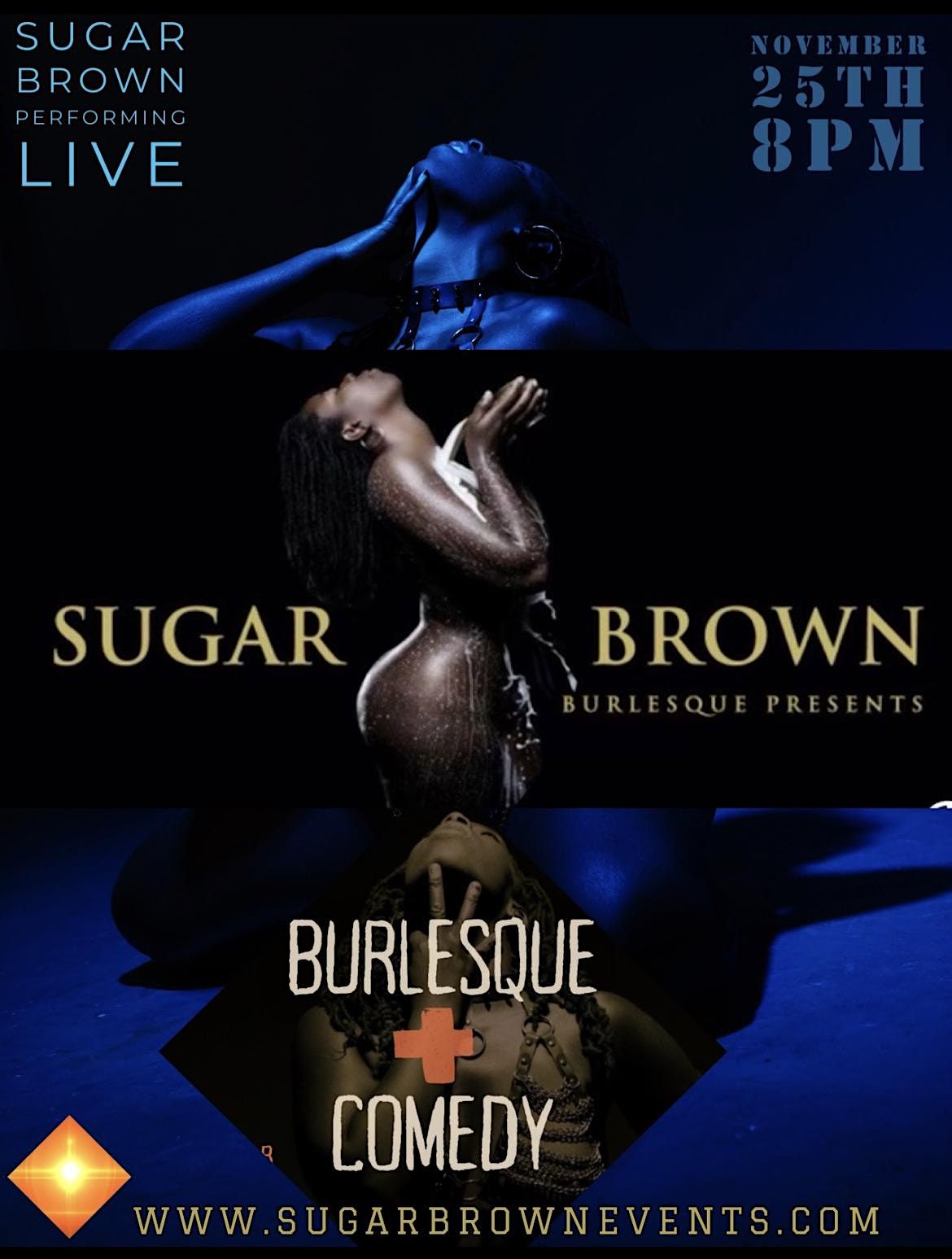 Sugar Brown Burlesque presents: The Things We Shouldn\u2019t Say w\/ Blaq Ron