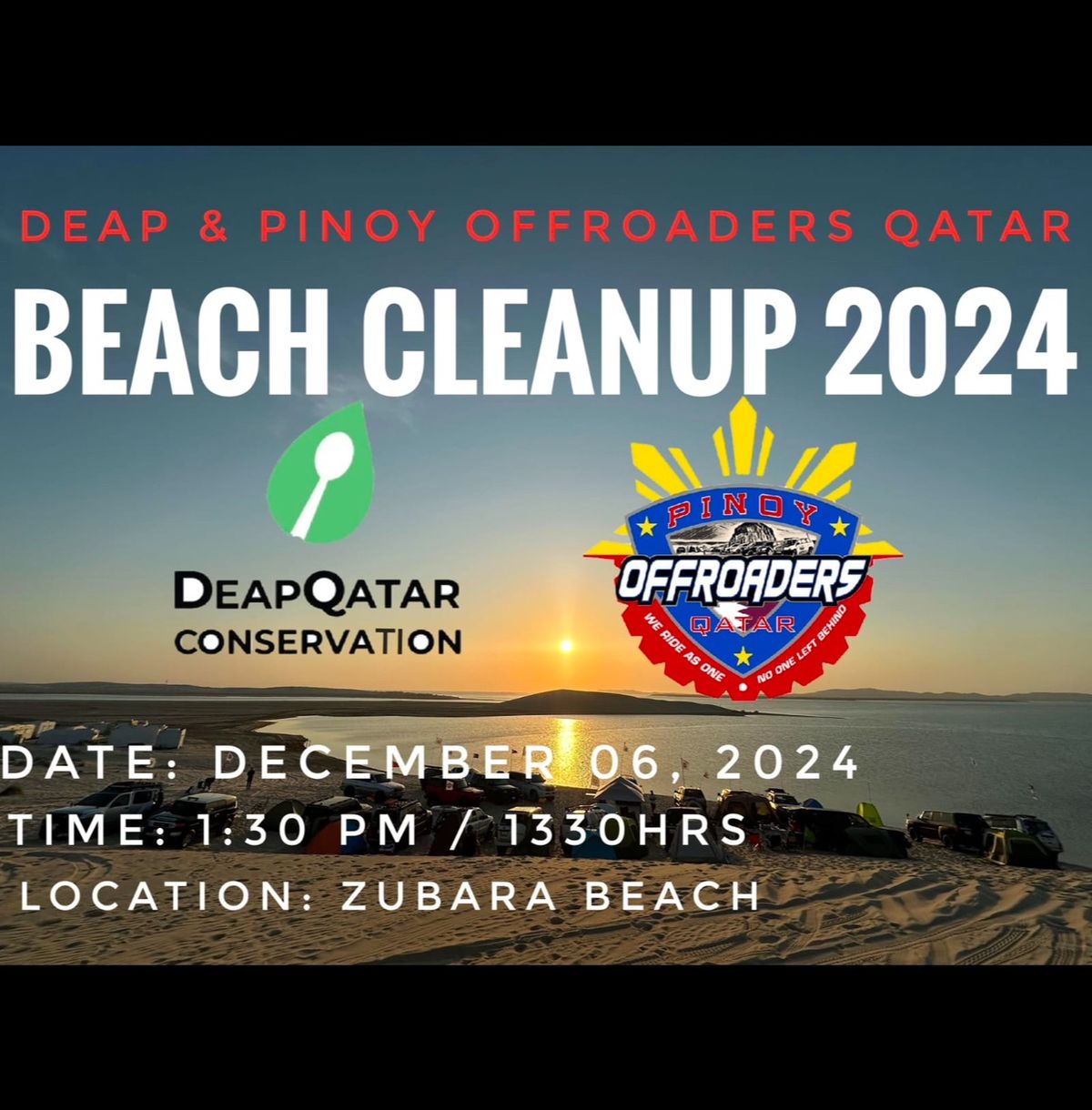 POQ BEACH CLEAN-UP DRIVE IN COOPERATION WITH DEAP QATAR CONSERVATION 