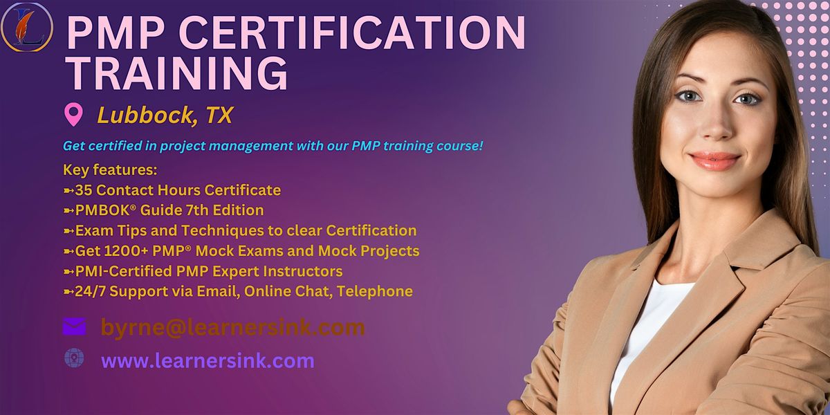 Confirmed 4 Day PMP Bootcamp In Lubbock, TX