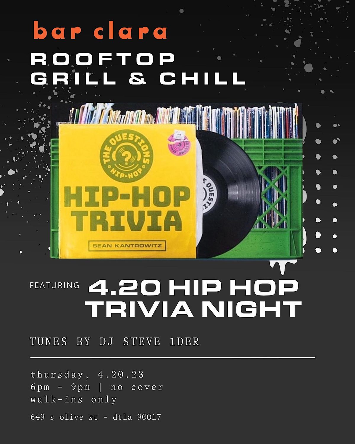 The Questions Hip-Hop Trivia 4-20 Themed Game